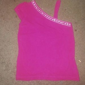Gymboree Pink off shoulder tee